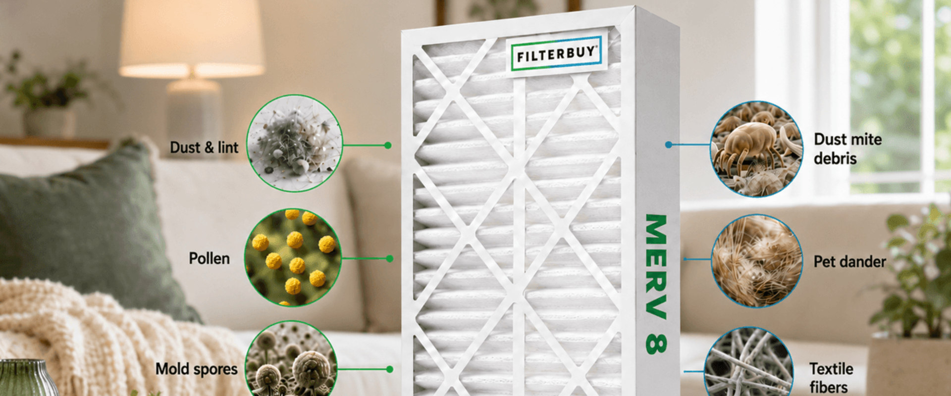 What MERV 8 14x28x4 Air Filters Actually Catch
